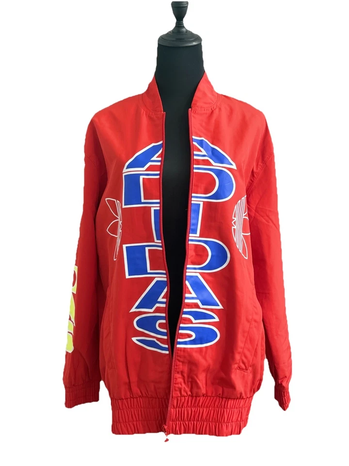 Chaqueta cortavientos Adidas Originals Trefoil Moments Wind.Rdy en rojo vivo. - Imagen 3 de 4