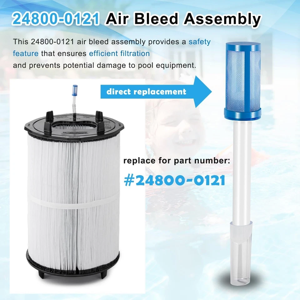 24800-0121 purga de aire para sistema Pentair Sta-Rite 2 PLM piscina spa filtro de arena Foto 3 de 4