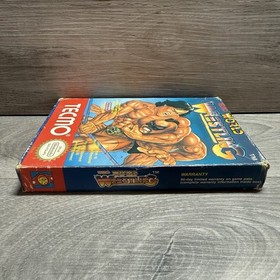 Tecmo World Wrestling Nintendo NES con caja + espuma probada funcionando