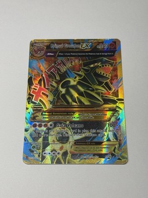Pokémon TCG Primal Groudon EX 97/98 Ancient Origins Full Art Ultra