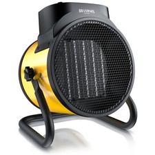 Brandson Baustellen Keramik Heizlüfter Heizstrahler 3000W 220m3/h Rund IP20