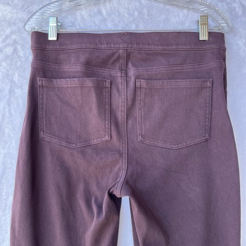 Spanx Jean-ish Ankle Denim Leggings Jeggings 20018R Deep Wine Womens L NWT - Picture 8 of 8