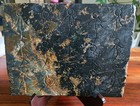 LARGE EGYPTIAN & ANCIENT ALIENS CARVED DISPLAY PLAQUE! RARE BLACK JADE w/ PYRITE — photo 7