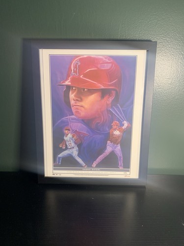 Shohei Ohtani 2021 Topps Game Within The Game Poster /99 WITH FRAME - Picture 1 of 3