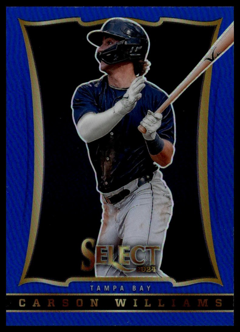 2024 Panini Select #18 Carson Williams Select Throwback Blue