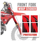 Red Graphic Fork Wrap For Honda CRF300L/RALLY CRF450L XR250 MOTARD CRF250L