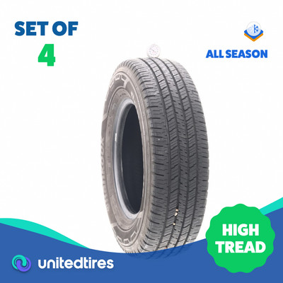 Set of (4) Used LT 225/75R16 Hankook Dynapro HT 115/112S - 11.5/32