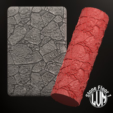 Rouleau de Texture roller Dalles de pierre n°1 Modélisme Wargames Warhammer LVM