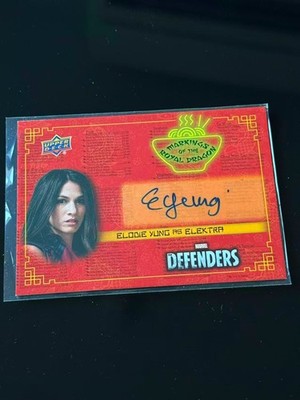 2018 Marvel Defenders Markings of the Royal Dragon Elodie Yung  Auto  #RD-EY