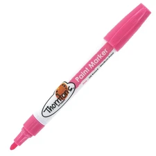 Thornton's Art Supply Oil-Based Paint Marker, Medium Point, Pink Ink
