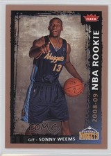 2008-09 Fleer 2008-09 NBA Rookie Sonny Weems #233 2u3
