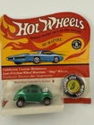 Hot Wheels 1967 Custom Volkswagen Redline Unpunched NEW Blister Pack Green/White
