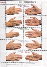 SA27a Netherlands 2000 Greeting Stamps, mint sheet