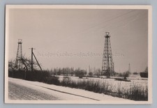 Vierlanden bei Hamburg  1954 - Öltürme - Altes Foto 1950er