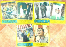 CHIMERA 68 GIANNI MORANDI TOFFOLO BRAMIERI 3 FOTOBUSTE ORIGINALI