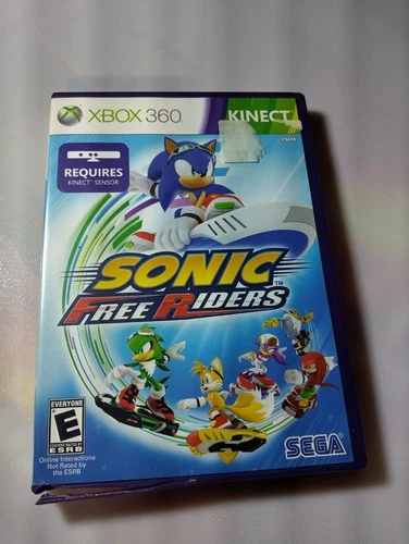 Sonic Free Riders (Microsoft Xbox 360, 2010) Complete with Manual [CIB]