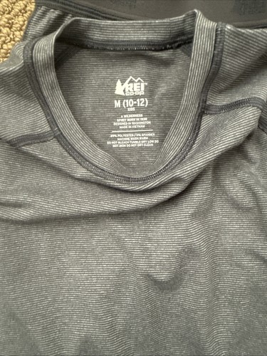 Youth Kids REI 2 Piece Baselayer Outfit Set Gray sz M 10-12 - Picture 2 of 8
