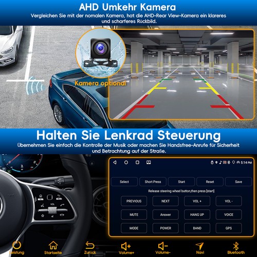 Für Ford Mondeo 2001-2006 Carplay Android 13 Autoradio BT GPS Navi DAB+ 8+128GB - Bild 12 von 17