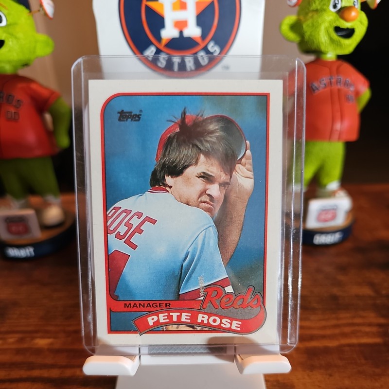 1989 Topps Pete Rose #505 Manager Cincinnati Reds Baseball Card