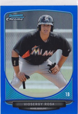 2013 Viosergy Rosa Bowman Chrome Blue Refractor    RC 8/250    #BCP164 (A3271)