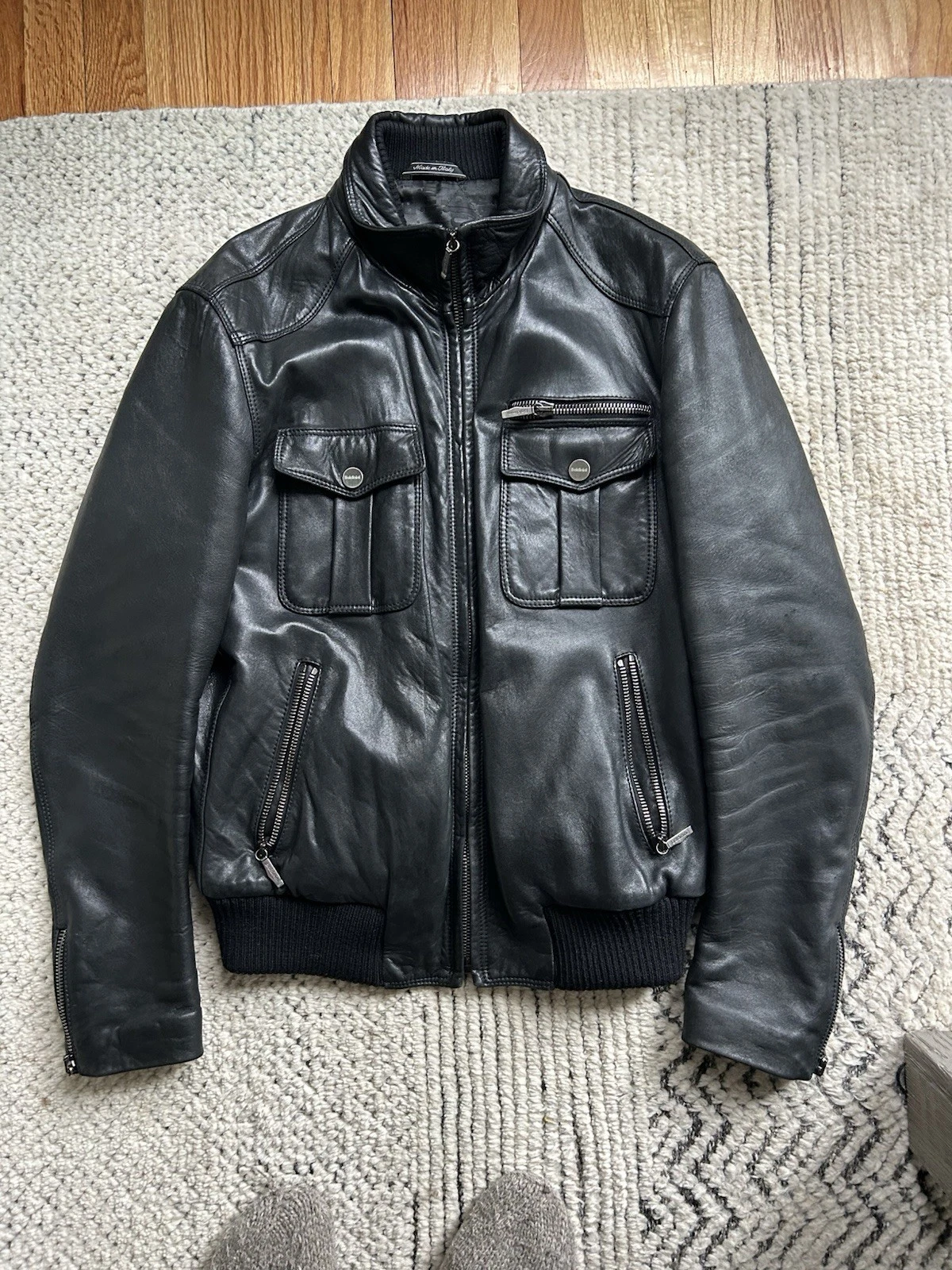 Neovintage Pilot ItalianCalf Leather Jacket Baldinini image 2