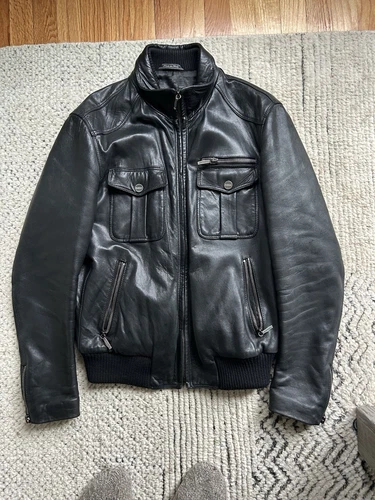Neovintage Pilot ItalianCalf Leather Jacket Baldinini image 2