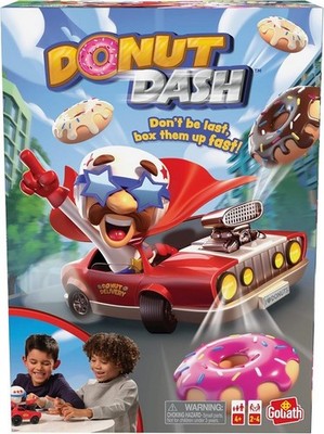 Donut Dash Game Race to Pick Up Matching Donuts race car performs real donuts