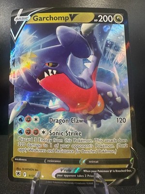 Garchomp V 117/189 Astral Radiance Pokemon Near Mint