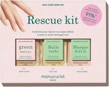 Manucurist Rescue Kit - Nail Care Kit - Nail Repair for Damaged Nails : 1 Str...