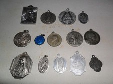 Medaglie religiose lotto 14 pezzi (vedi tutte le foto)