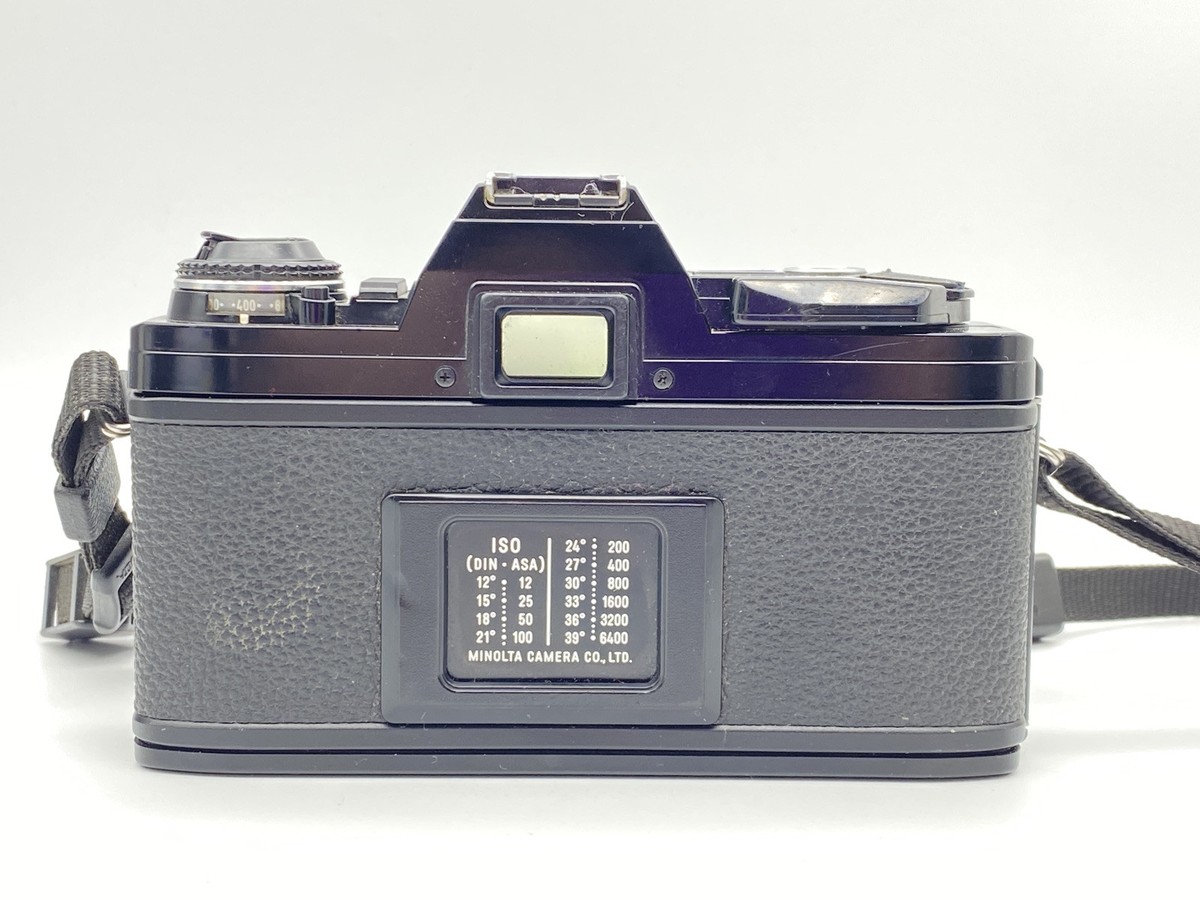 Black Minolta X-300 35mm Film Camera w/50mm f/1.7 MD Rokkor