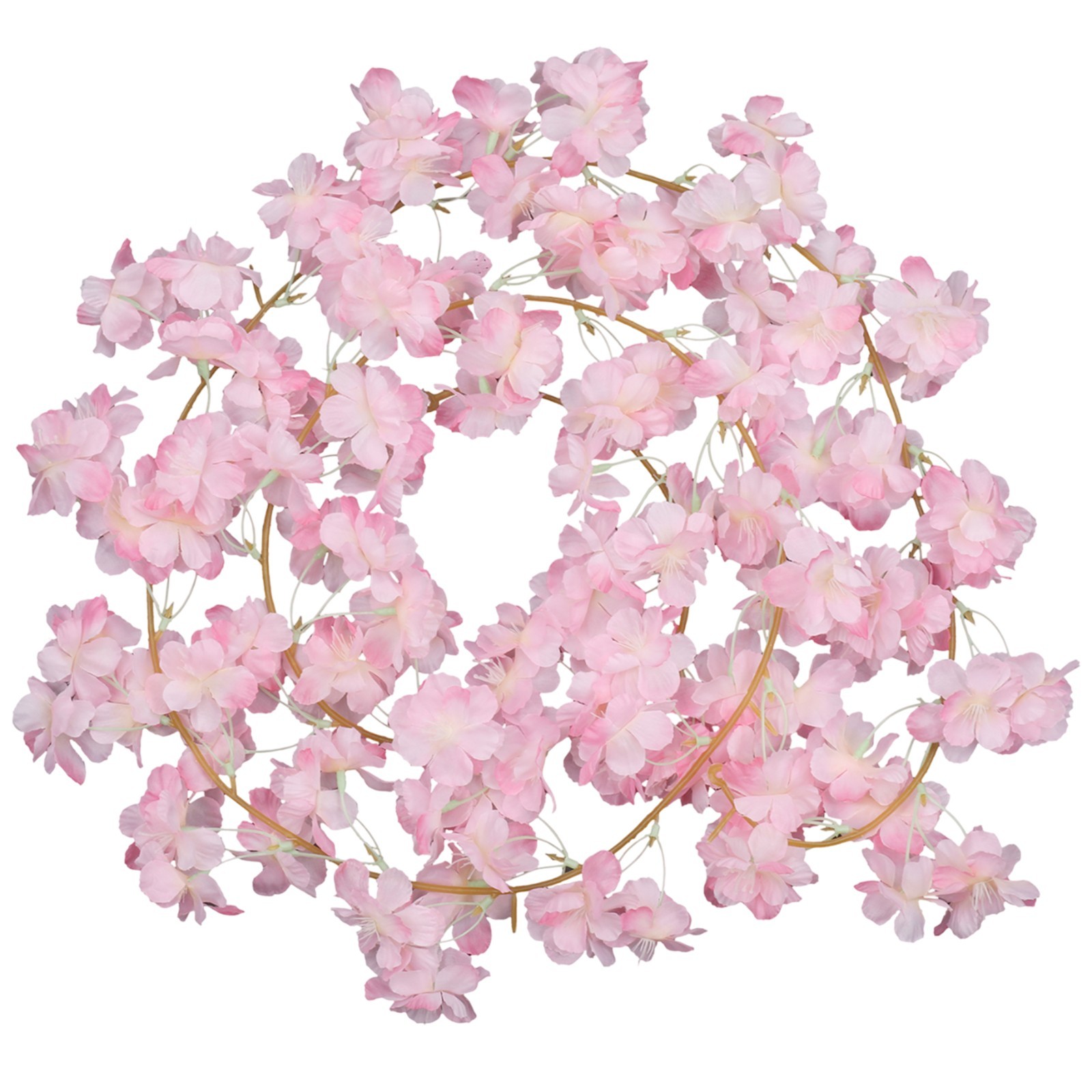 2X Guirnalda Colgante Artificial De Flores De Cereza 6ft (1.8m) Vides En Cascada