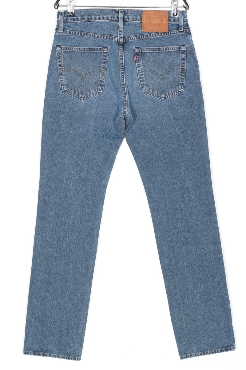 LEVI'S 511 PREMIUM Big E Jeans Men Size W30 L32 Slim Fit Stretch