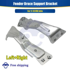 2PCS Front Driver&Passenger Side Fender Brace Bracket For Volkswagen Jetta 11-18