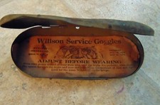 Antique Willson Service Goggles Patented 1915