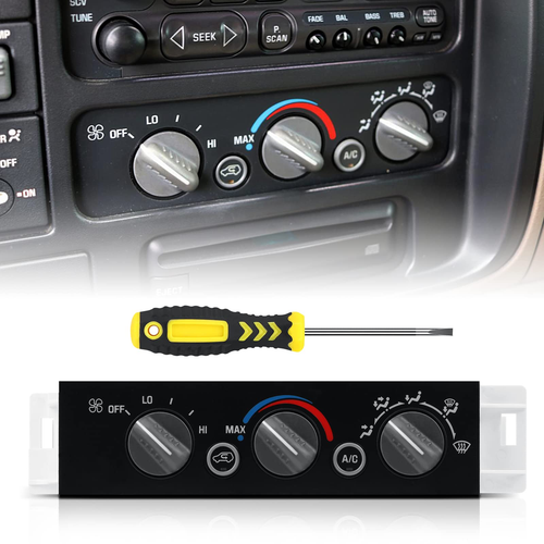 For Chevy K1500 K2500 Suburban Heater A/C Control Switch Panel 16231175 599007 - Foto 2 di 7