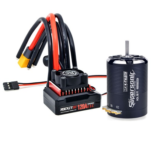 Rocket-RC Sensored Brushless 540 Motor 120A Brushless ESC Combo for 1/10 RC Car - Picture 12 of 21