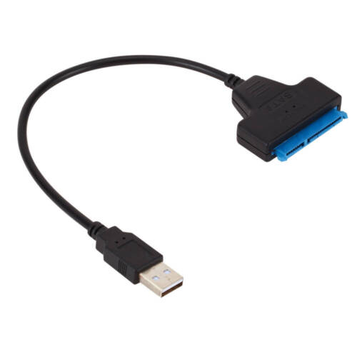 2Pcs USB 2.0 zu SATA Adapter Kabel 22 Pin Für 2,5" Festplatte PC Laptop HDD SSD - Bild 5 von 7