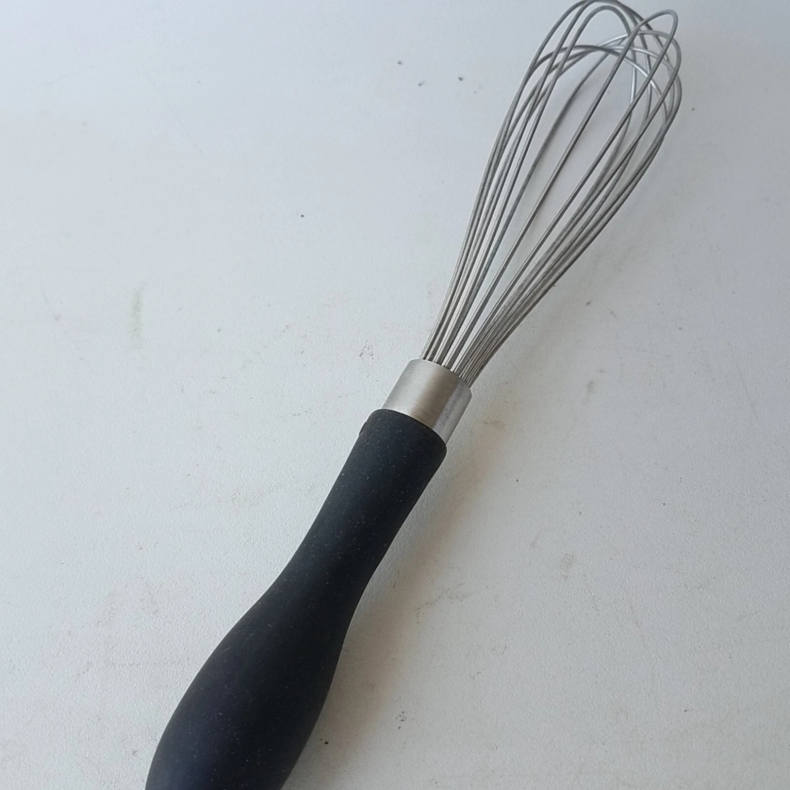 OXO Balloon Whisk Non Slip Black Rubber Handle 9-Inch Long