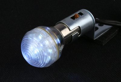 1076 LED Auto Bulb - 18 LEDs - Bright White LED - Protective Shell - BA15D Base 