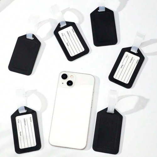 6 pcs Travel Luggage Safety ID Tag Airport Essentials Bag Suitcase ID Badge - Picture 4 of 12