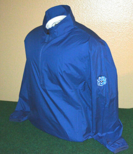 New Monterey Club Golf Mens Size- Large Palace Blue Wind Jacket - Picture 2 of 5