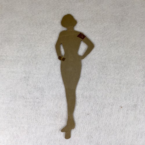 Antique Paper Doll woman & Clothes already cut 10” tall paper doll June - Picture 6 of 15