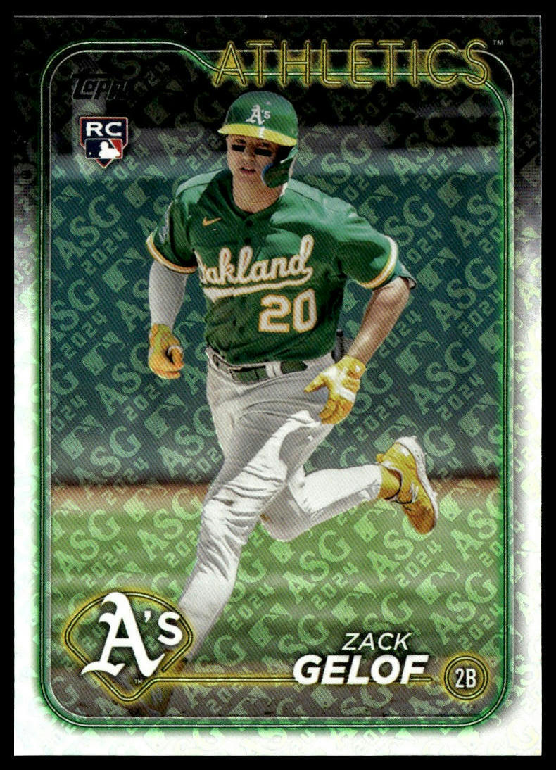 2024 Topps #166 Zack Gelof RC ASG Foil All Star Game Exclusive