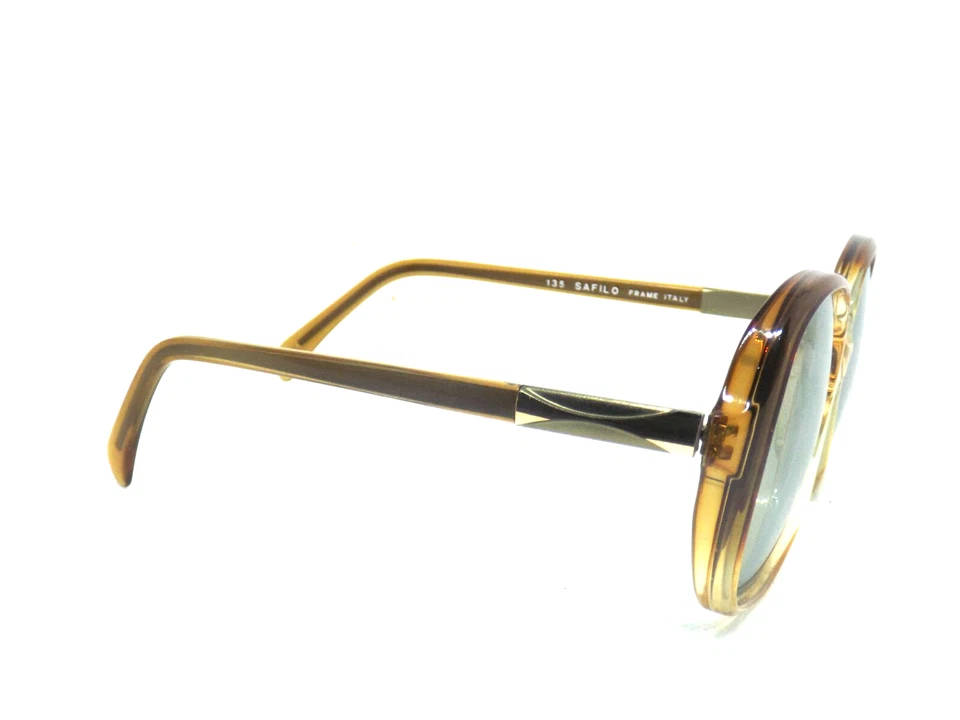 Occhiali da sole donna vintage anni 80 made in italy lente vetro plastica Safilo - Immagine 4 di 4