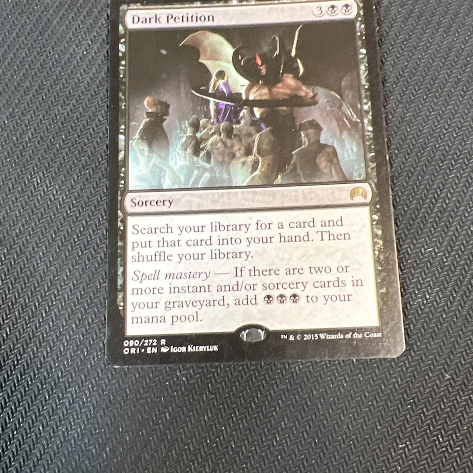 Dark Petition Magic The Gathering Mtg Rare Magic Origins Card - Image 3 of 4