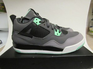 gray and green jordan 4