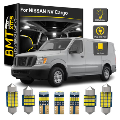 13x Interior LED Light Bulbs For Nissan NV1500/2500/3500 2012-2021 White