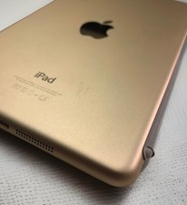 Apple 7.9" Gold/White iPad mini 3 16GB Tablet A1599 iOS 12.5 WIFI Only EXCELLENT