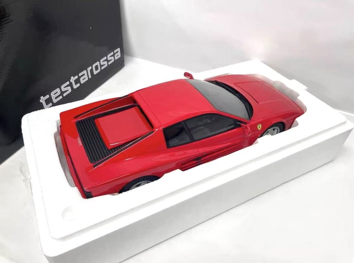 SUPER RARE* Kyosho 1/12 Ferrari Testarossa Red Resin Car Model | eBay